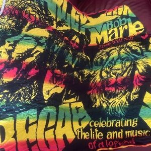 Bob Marley "Time Will Tell" Lion Sarong sarongs/scarf/cover up/wrapWall Tapestry
